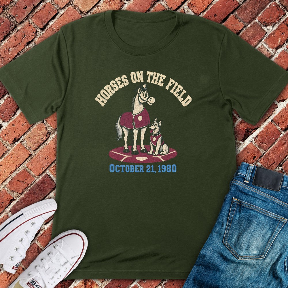 Mounted Patrol T-Shirt - Military Green