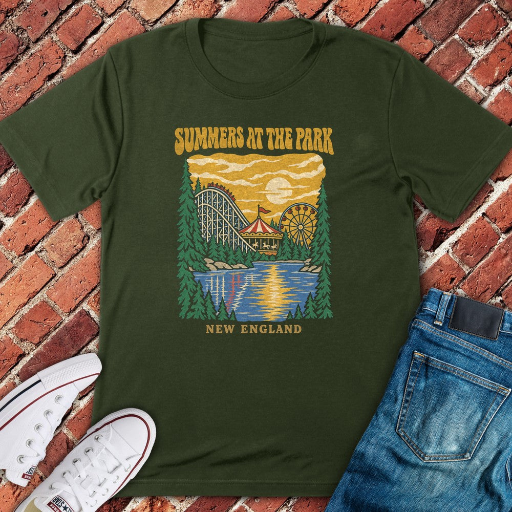 Lakeside Coaster T-Shirt - Military Green
