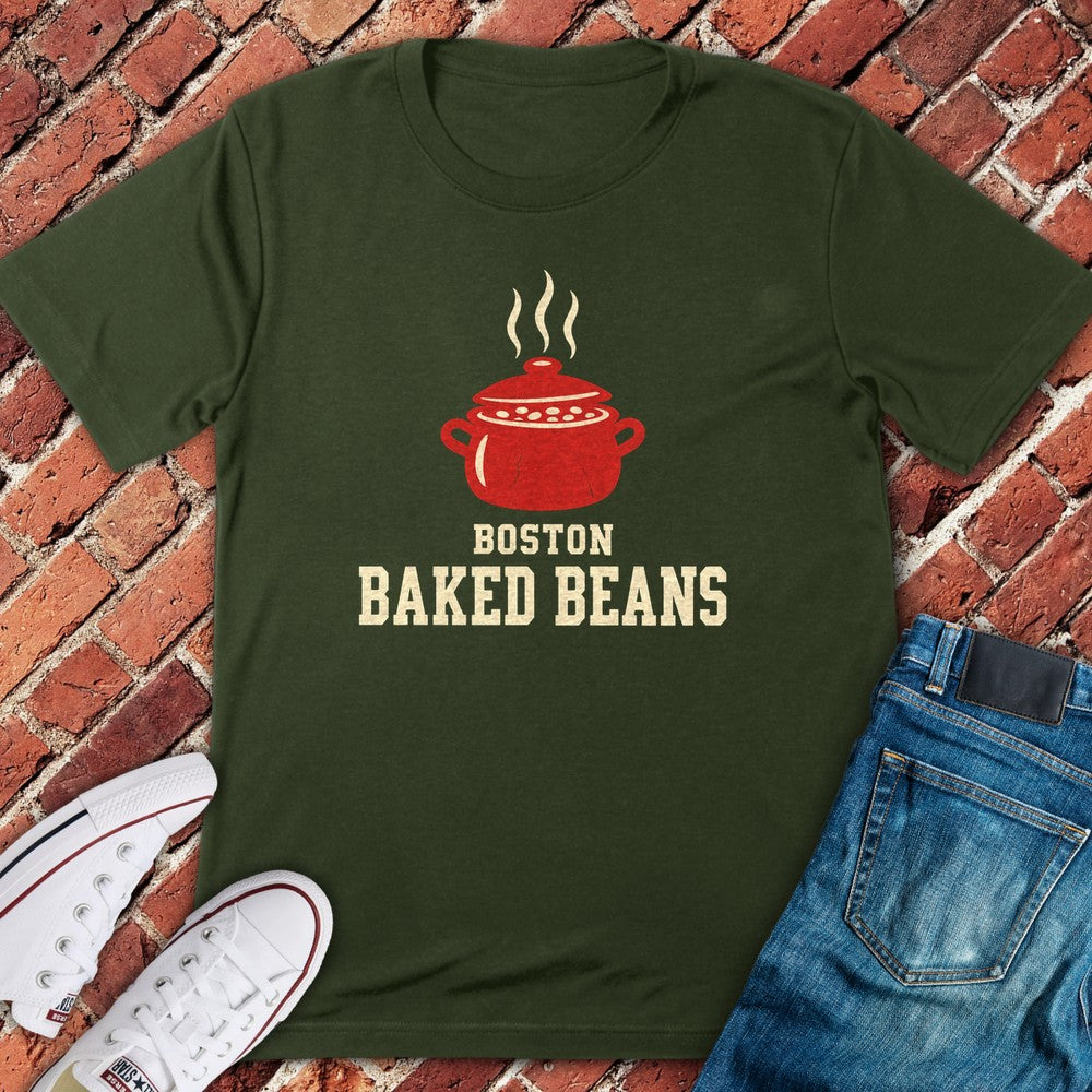 Baked Beans T-Shirt - Military Green