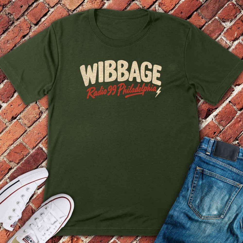 Wibbage Radio T-Shirt - Military Green