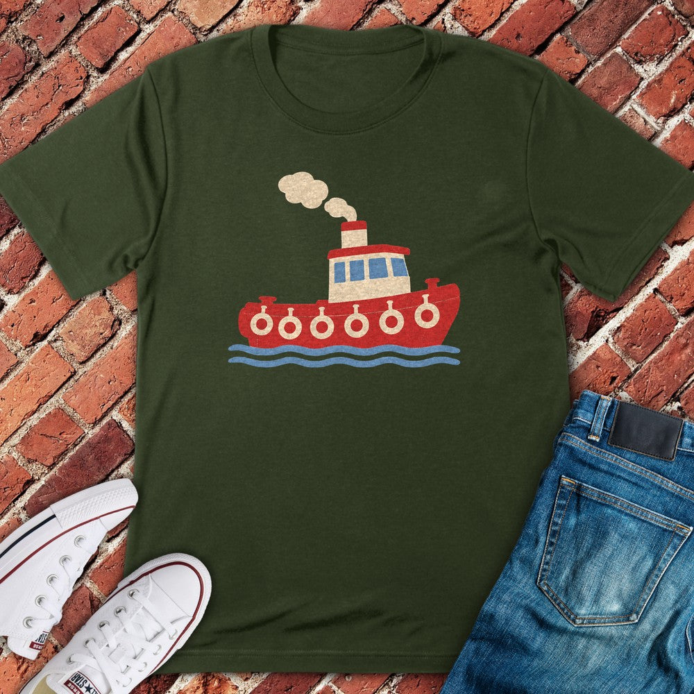 Harbor Tug T-Shirt - Military Green