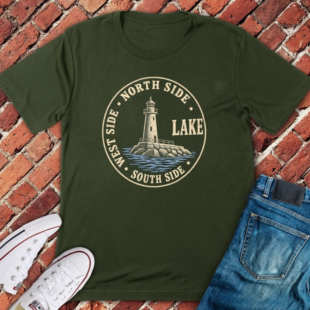 Three Sides T-Shirt - Military Green