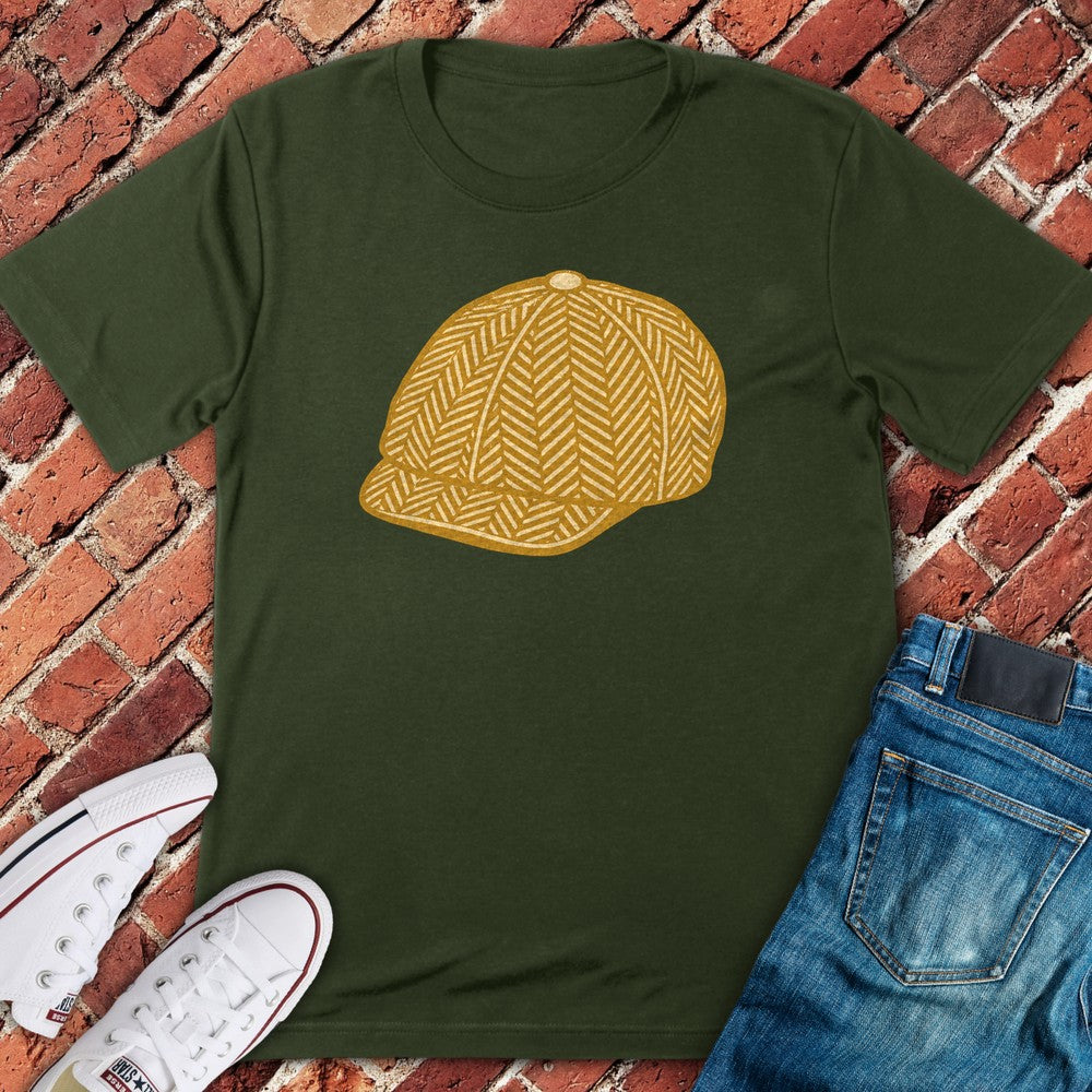 Scally Cap T-Shirt - Military Green