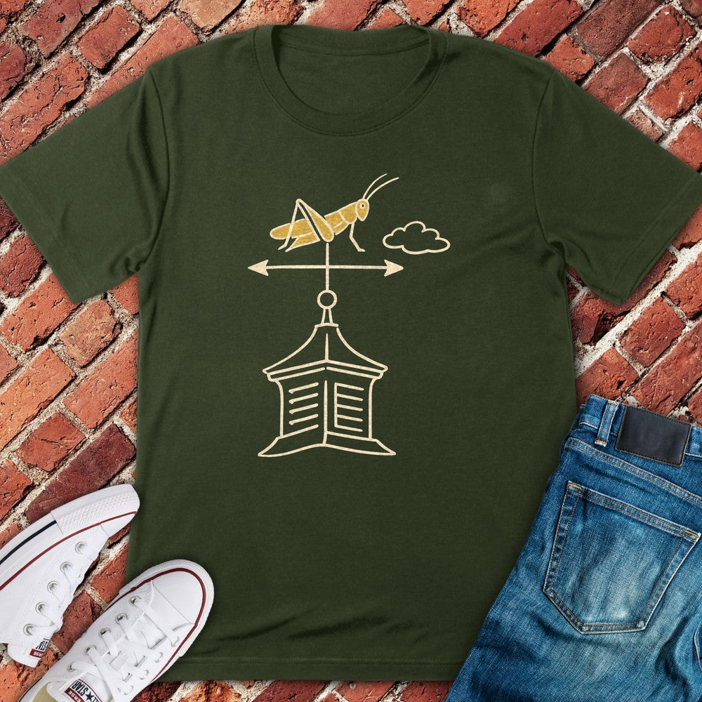 Grasshopper Vane T-Shirt - Military Green