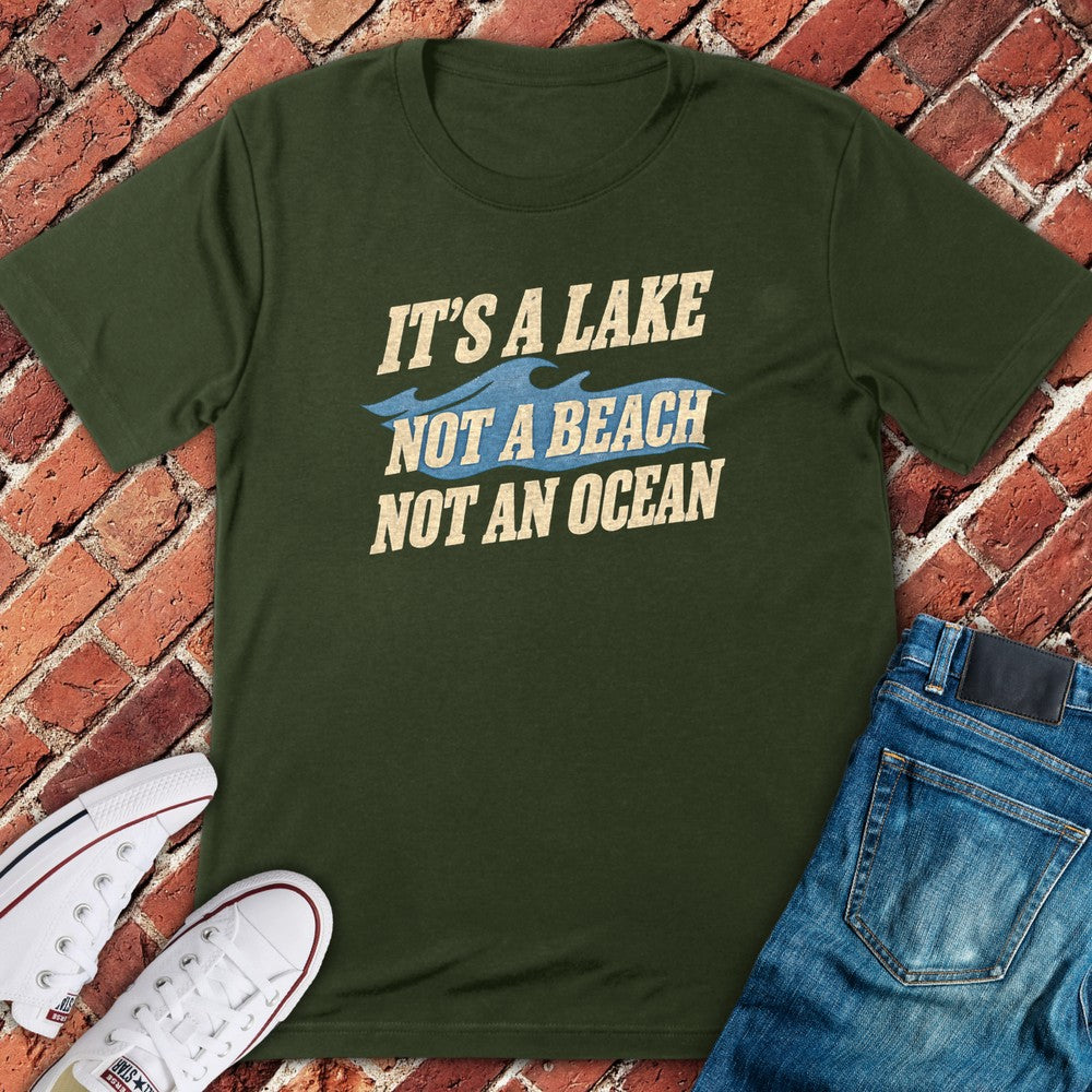 Not Ocean T-Shirt - Military Green