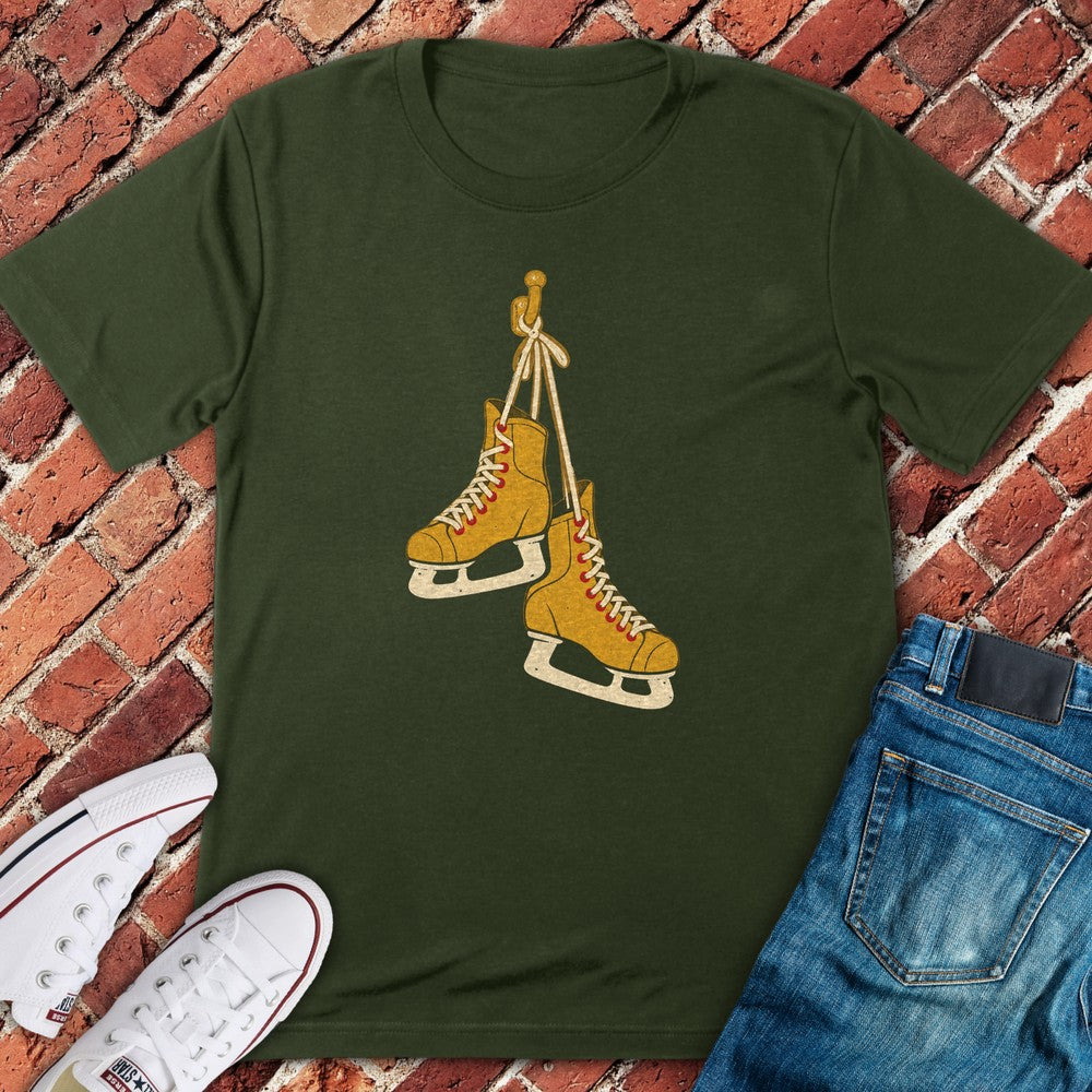 Hanging Skates T-Shirt - Military Green