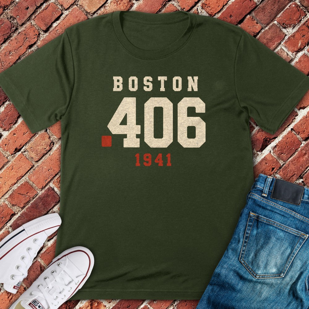 Point Four T-Shirt - Military Green