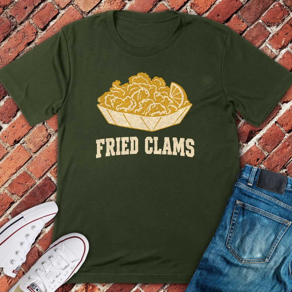 Fried Clams T-Shirt - Military Green
