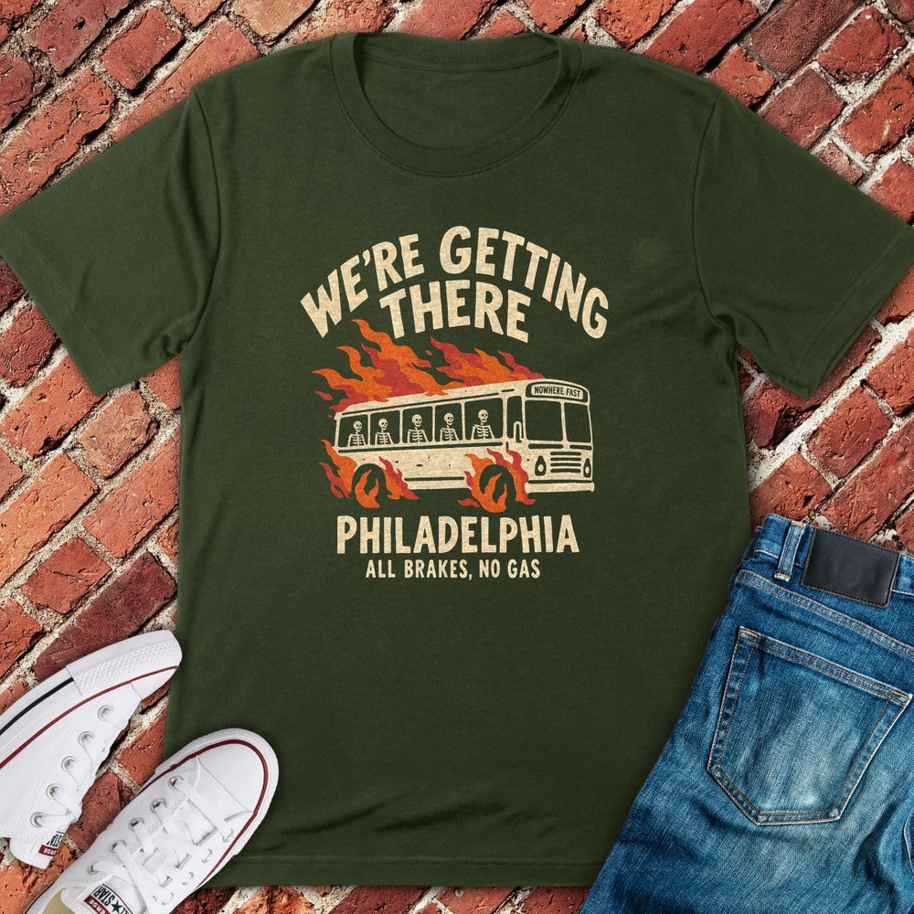 Getting There T-Shirt - Military Green