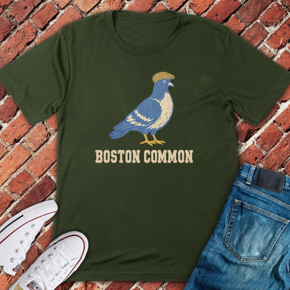 Common Pigeon T-Shirt - Military Green