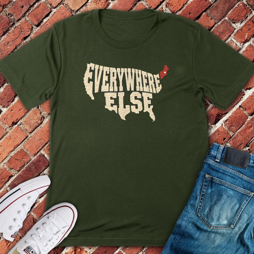 Everywhere Else T-Shirt - Military Green