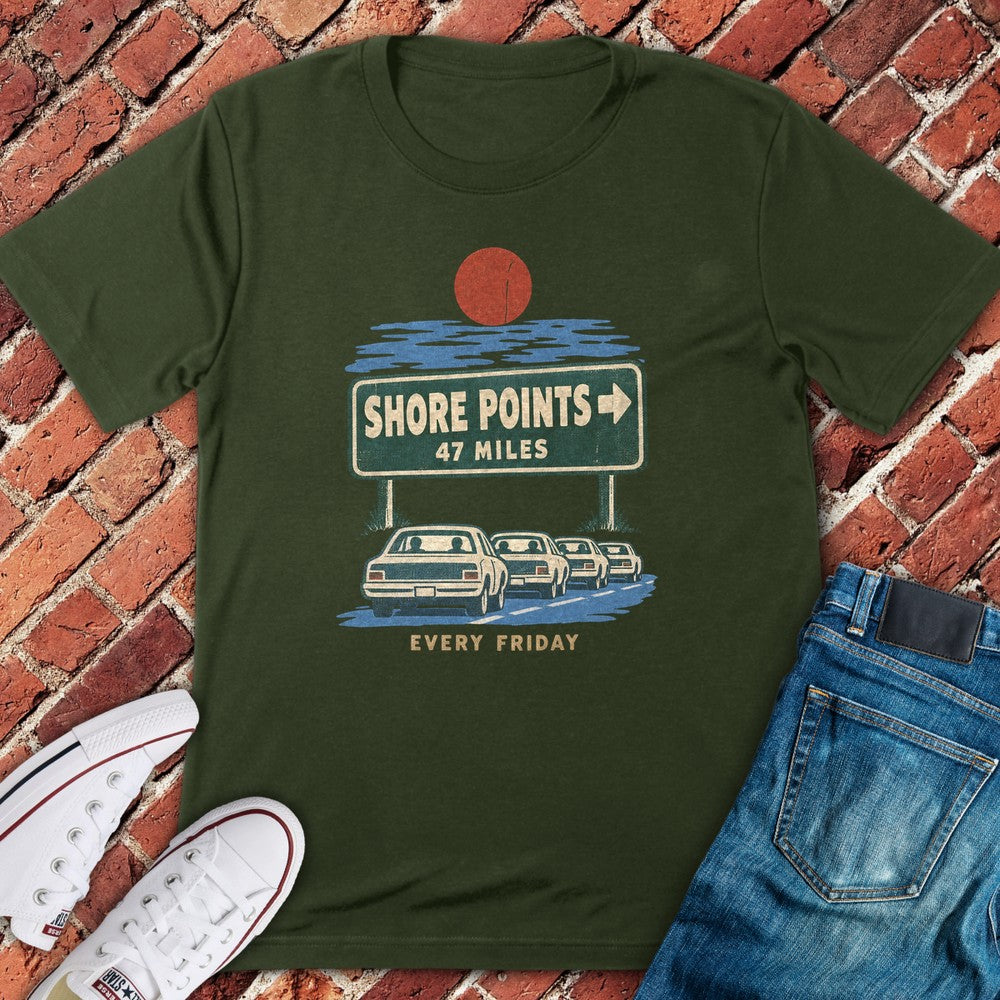 Shore Traffic T-Shirt - Military Green