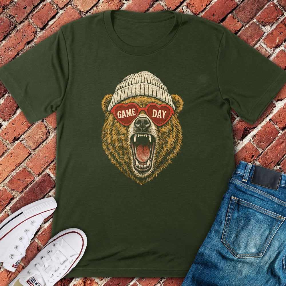 Boston Growl T-Shirt - Military Green