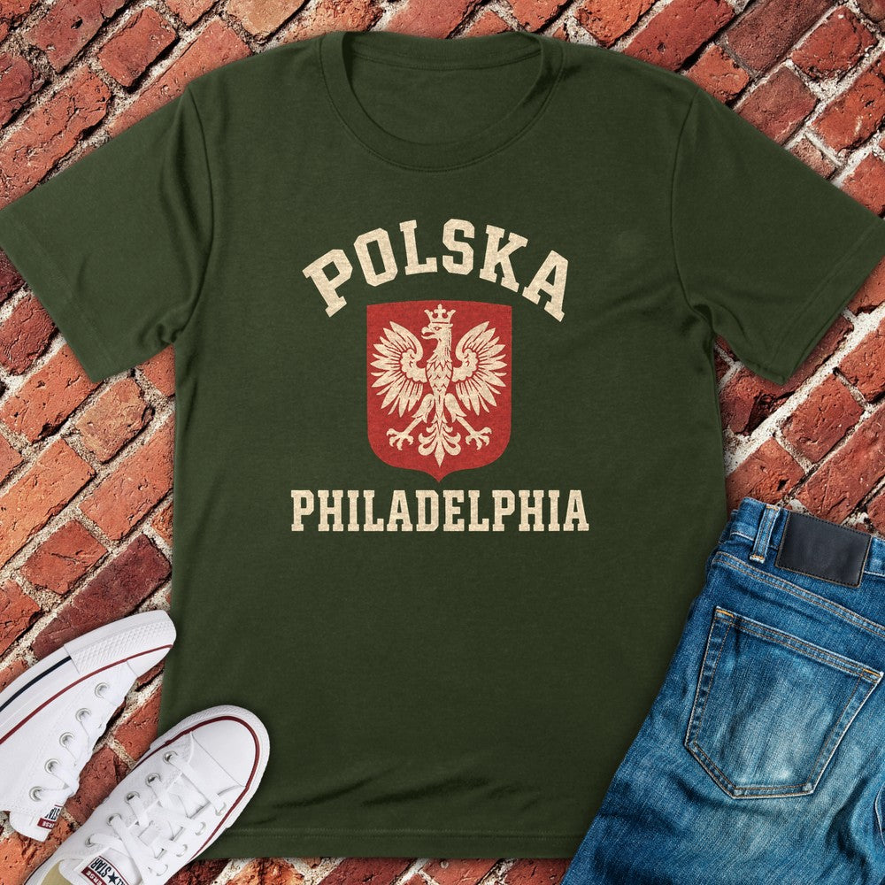 Polska Philly T-Shirt - Military Green