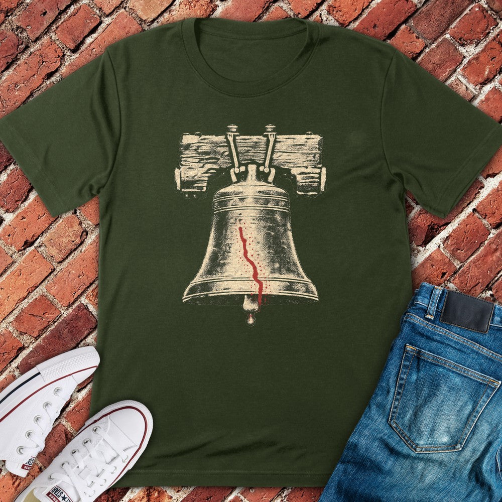 Stencil Bell T-Shirt - Military Green