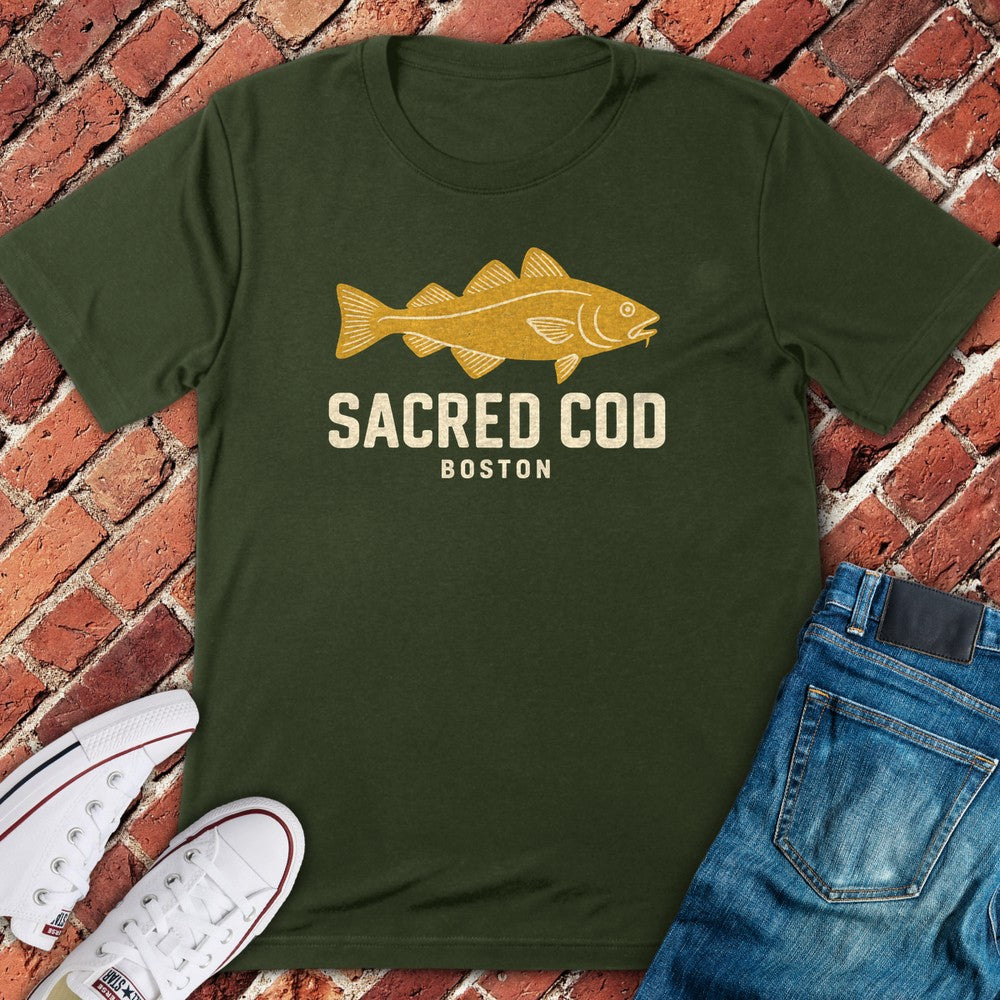 Sacred Cod T-Shirt - Military Green