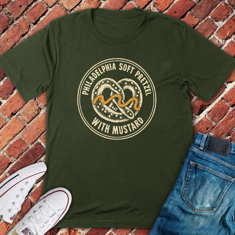 Pretzel Breakfast T-Shirt - Military Green