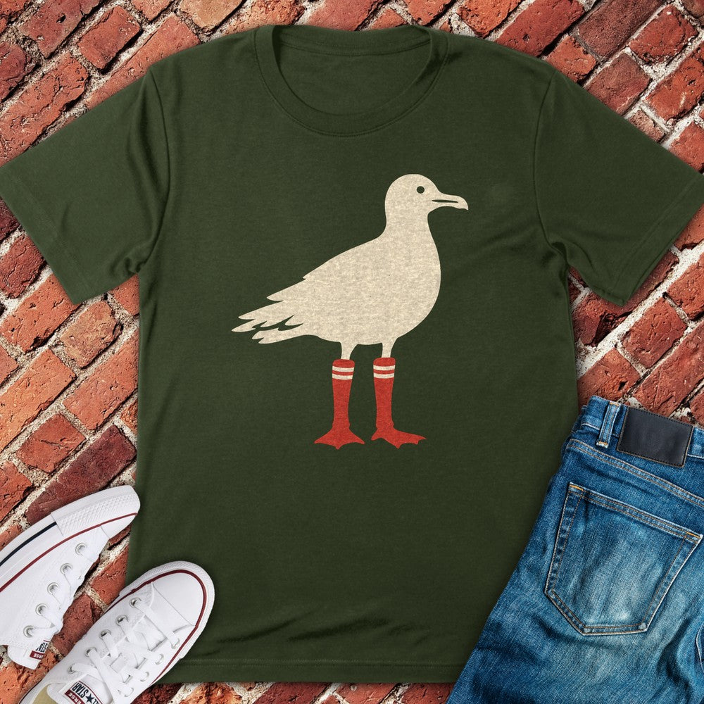 Sock Gull T-Shirt - Military Green