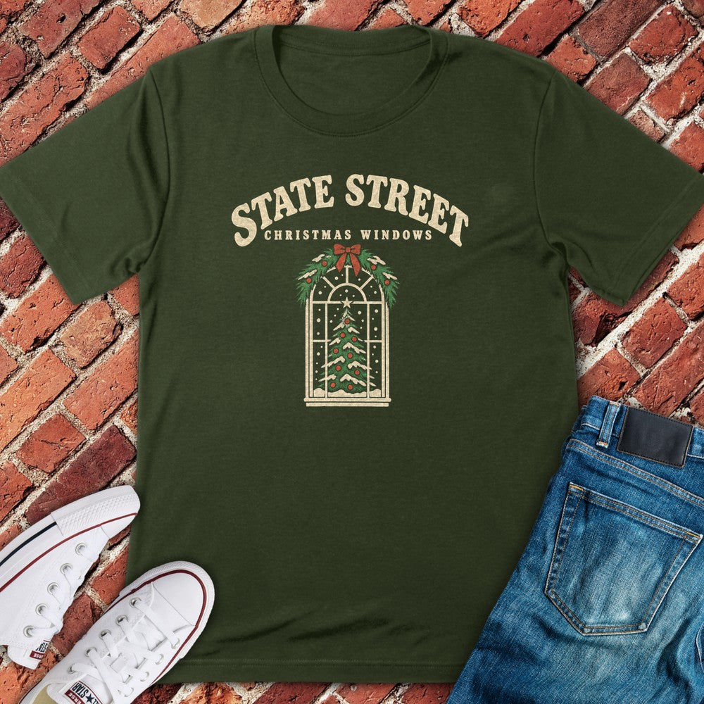 Window Walk T-Shirt - Military Green