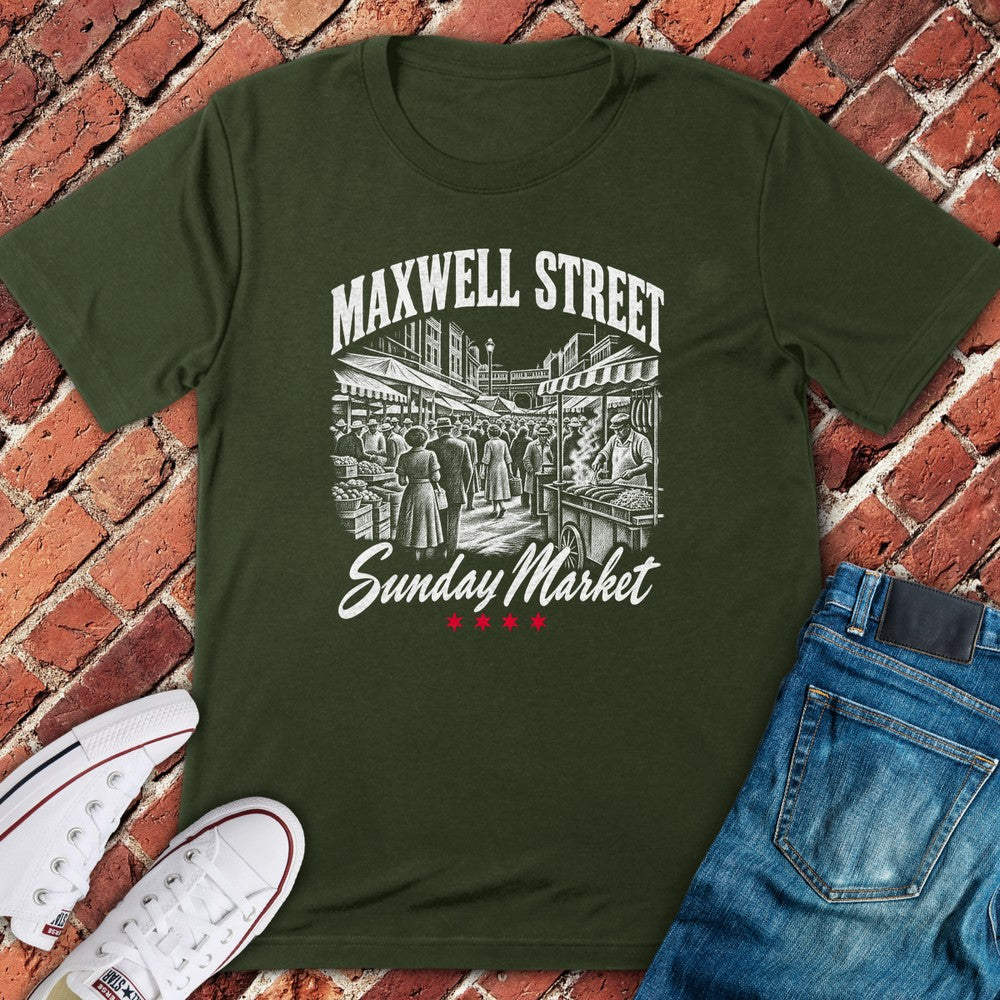 Maxwell Street T-Shirt - Military Green