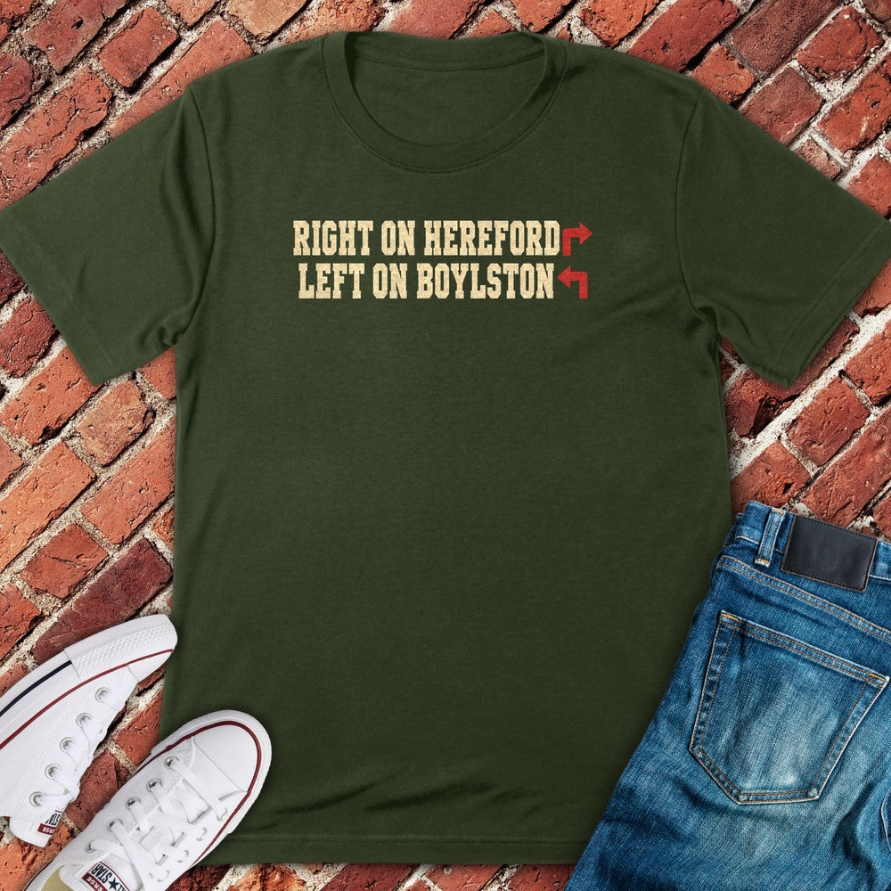 Hereford Boylston T-Shirt - Military Green