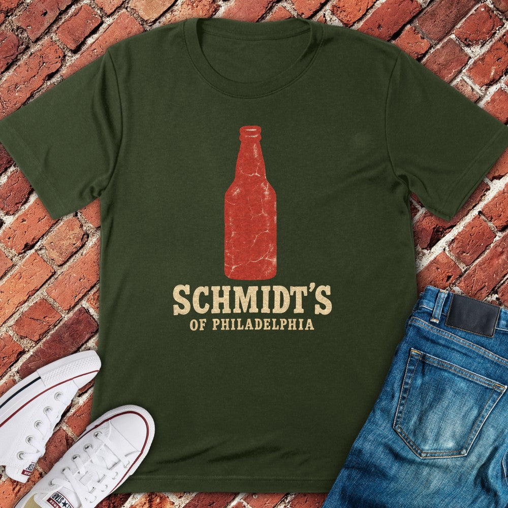 Schmidts Beer T-Shirt - Military Green