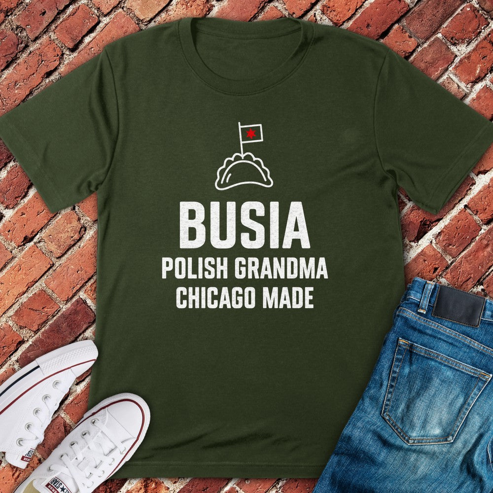 Chicago Busia T-Shirt - Military Green