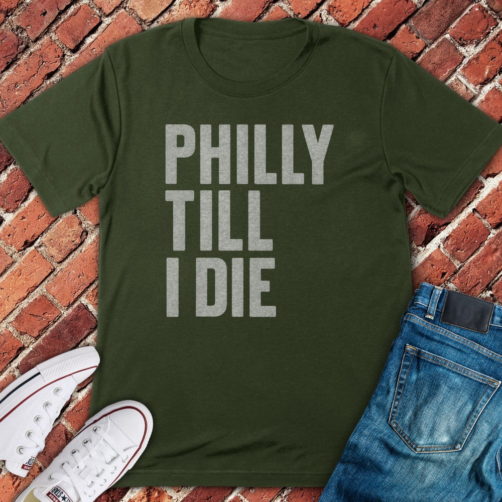Philly Lifer T-Shirt - Military Green