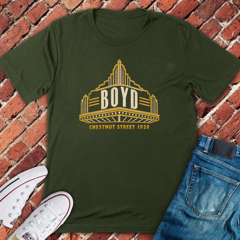 Boyd Theatre T-Shirt - Military Green