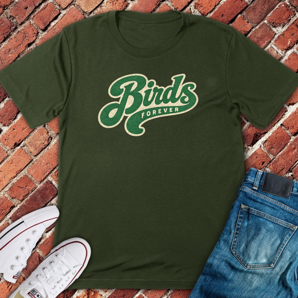 Birds Forever T-Shirt - Military Green