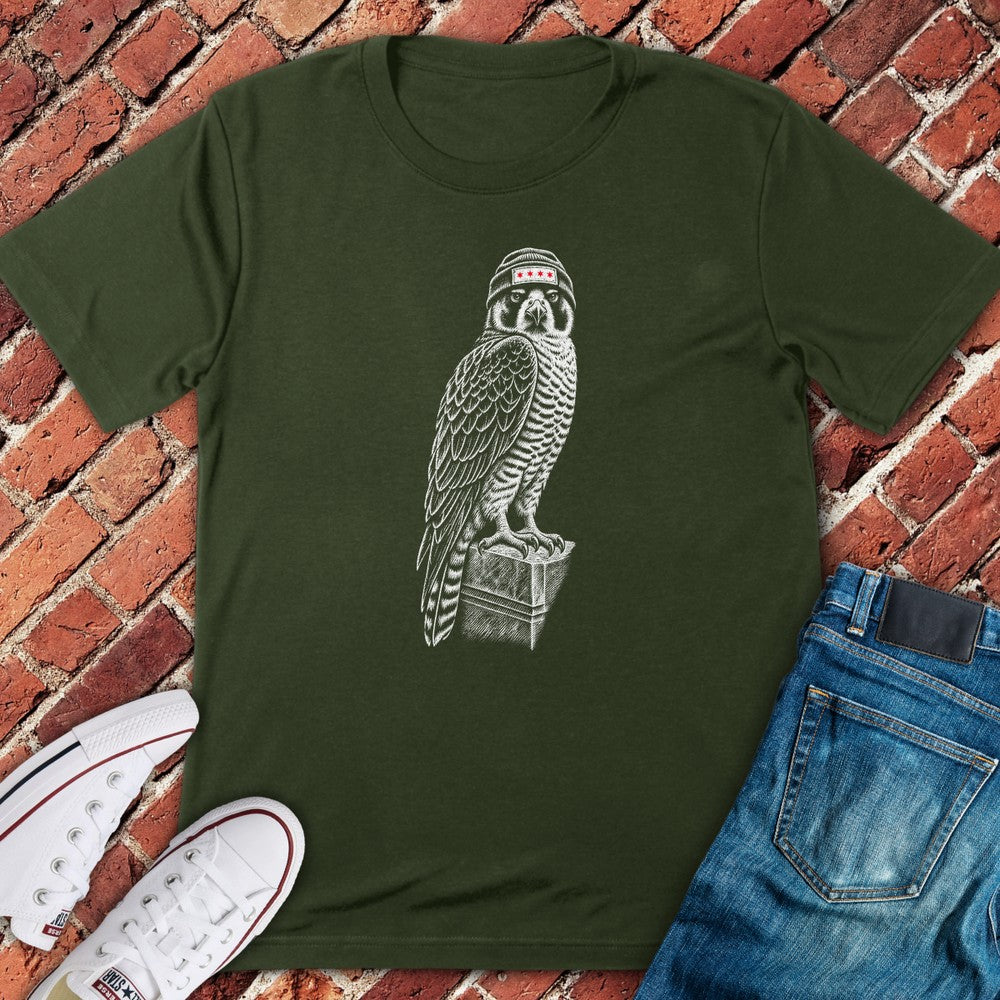 Beanie Falcon T-Shirt - Military Green