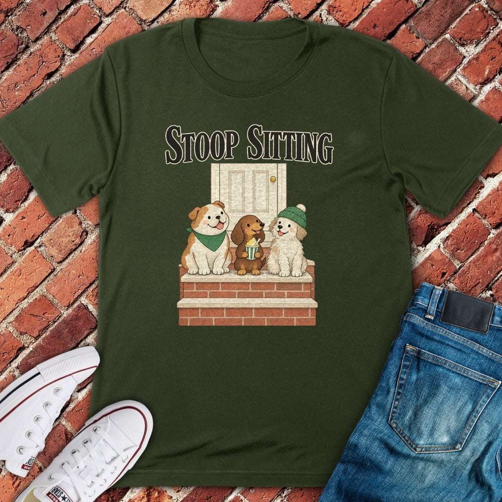 Stoop Dogs T-Shirt - Military Green