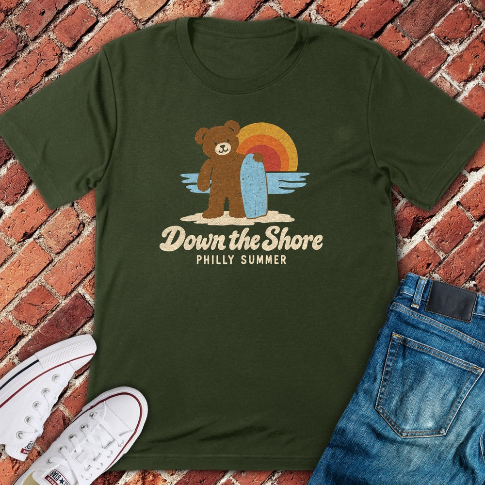 Shore Teddy T-Shirt - Military Green