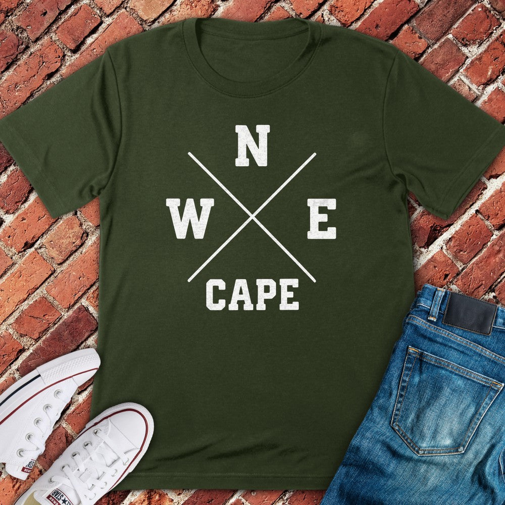 Cape Compass T-Shirt - Military Green