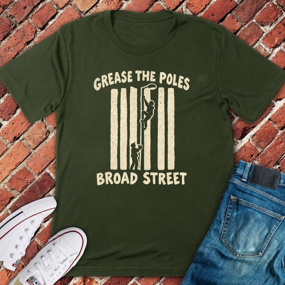 Pole Climber T-Shirt - Military Green