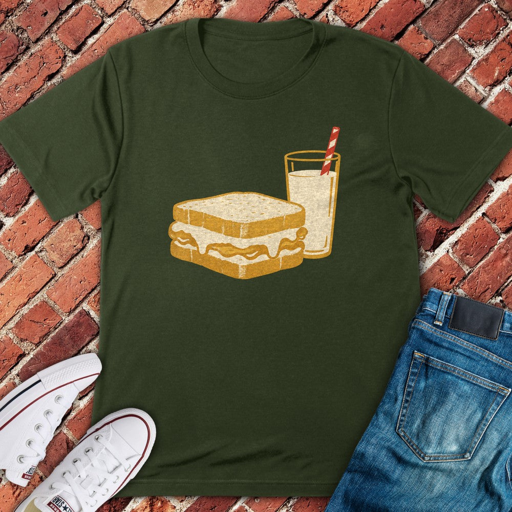 Marshmallow Sandwich T-Shirt - Military Green