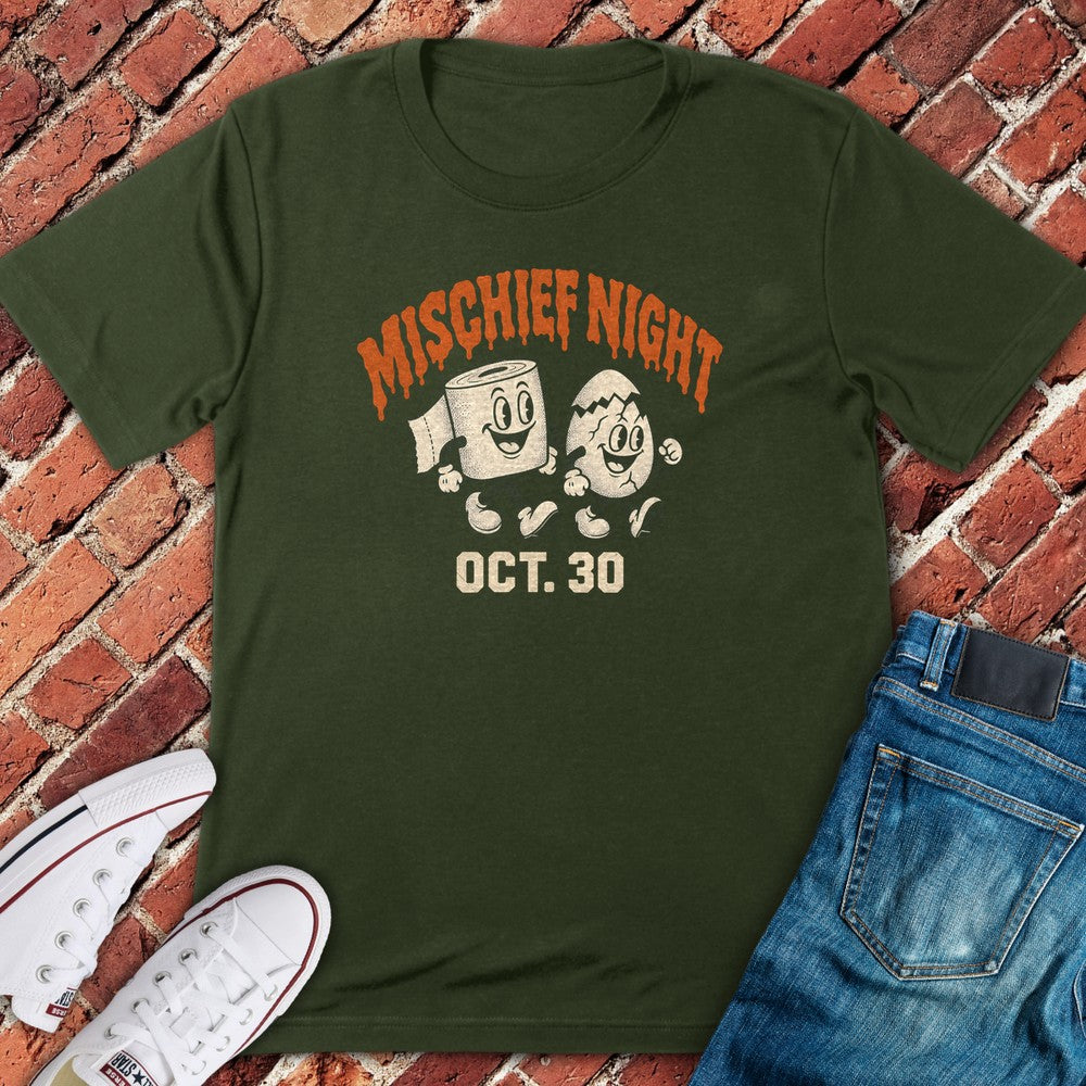Mischief Night T-Shirt - Military Green