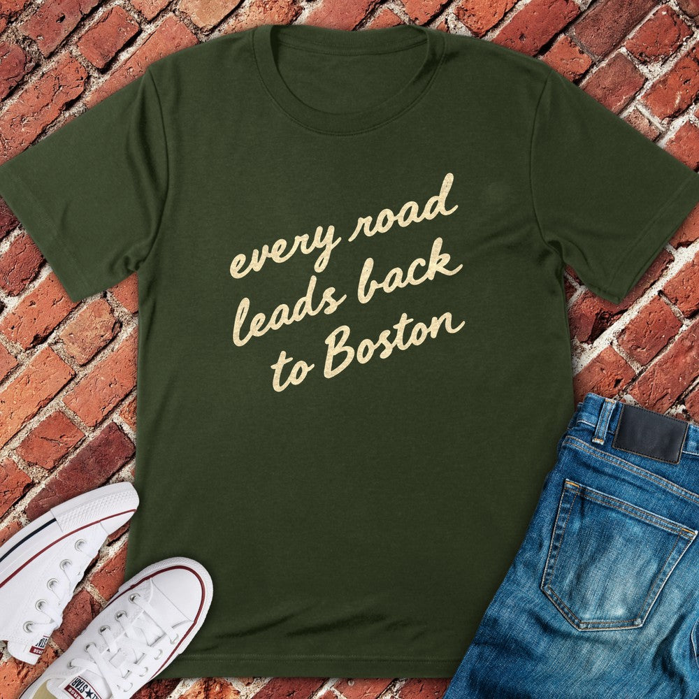 Road Back T-Shirt - Military Green