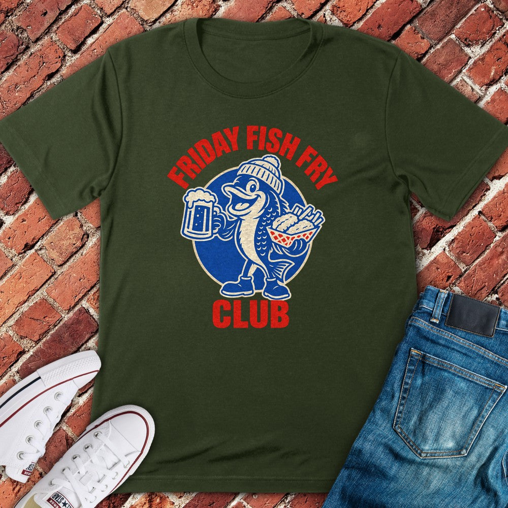 Fish Fry T-Shirt - Military Green