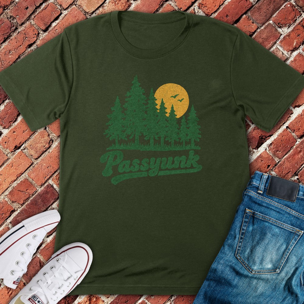 Passyunk Pines T-Shirt - Military Green