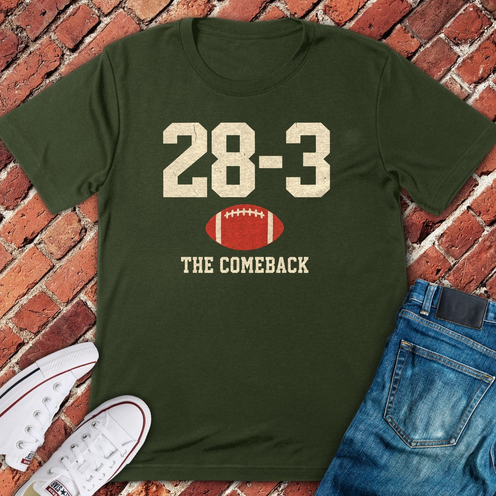 Comeback Score T-Shirt - Military Green