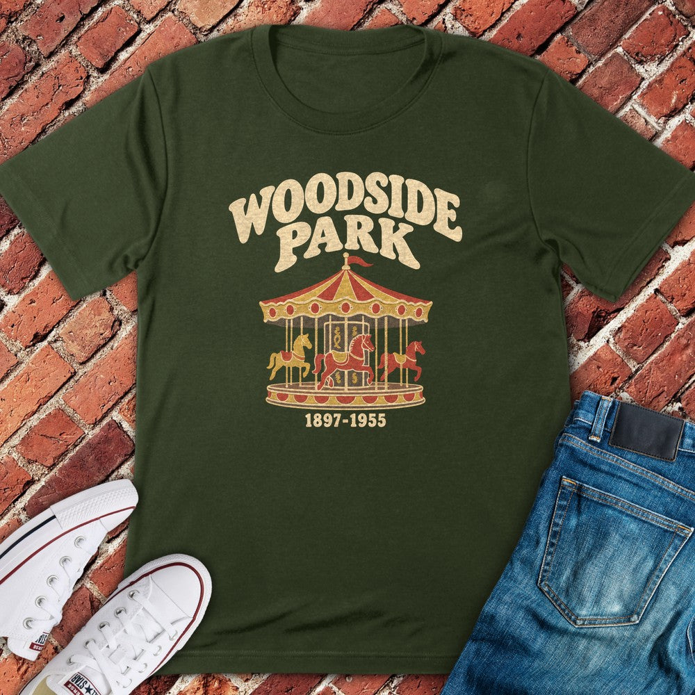 Woodside Park T-Shirt - Military Green