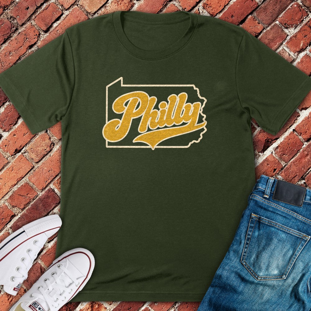 Keystone Script T-Shirt - Military Green