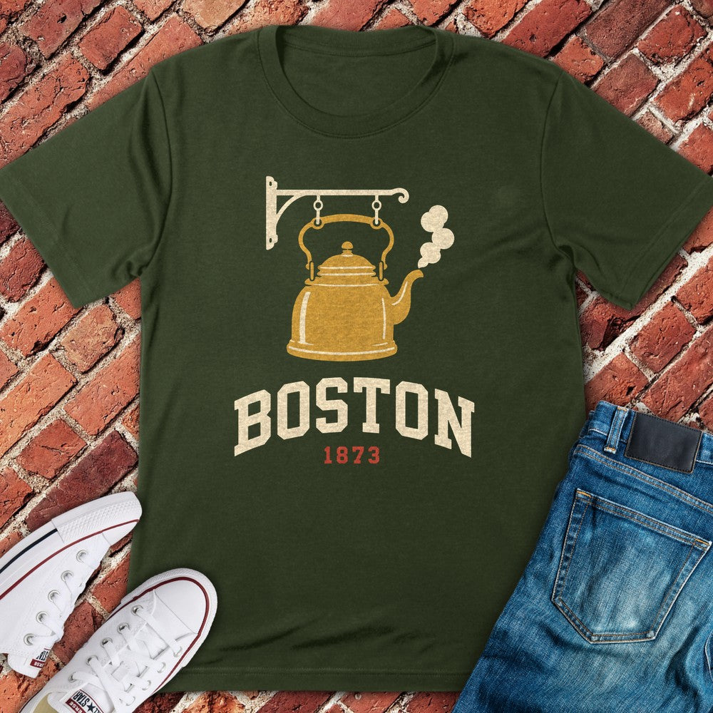 Steaming Kettle T-Shirt - Military Green
