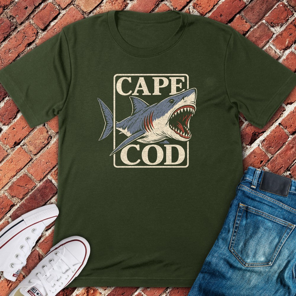 Cape Shark T-Shirt - Military Green