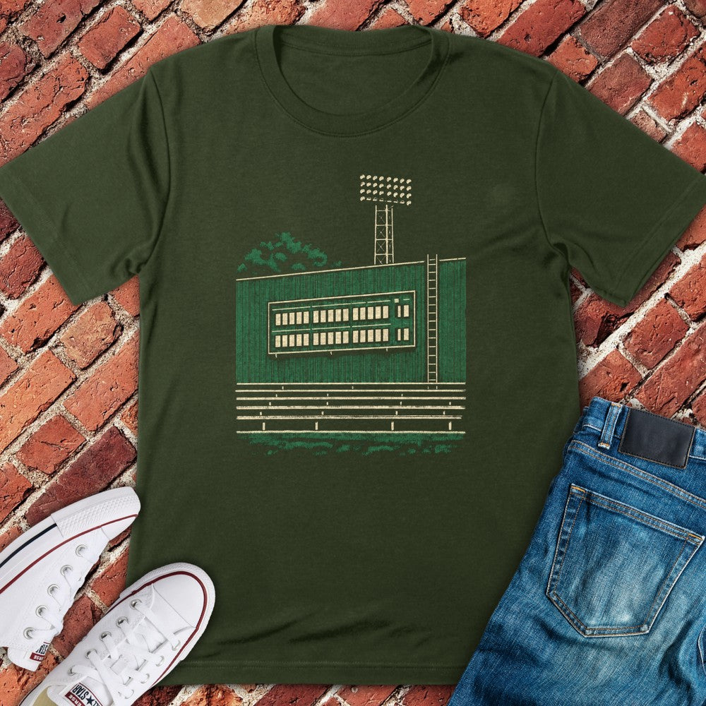 Green Wall T-Shirt - Military Green