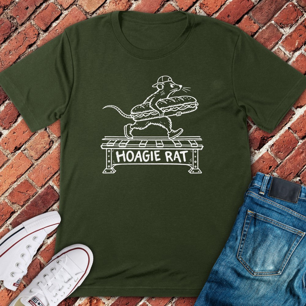 Hoagie Rat T-Shirt - Military Green