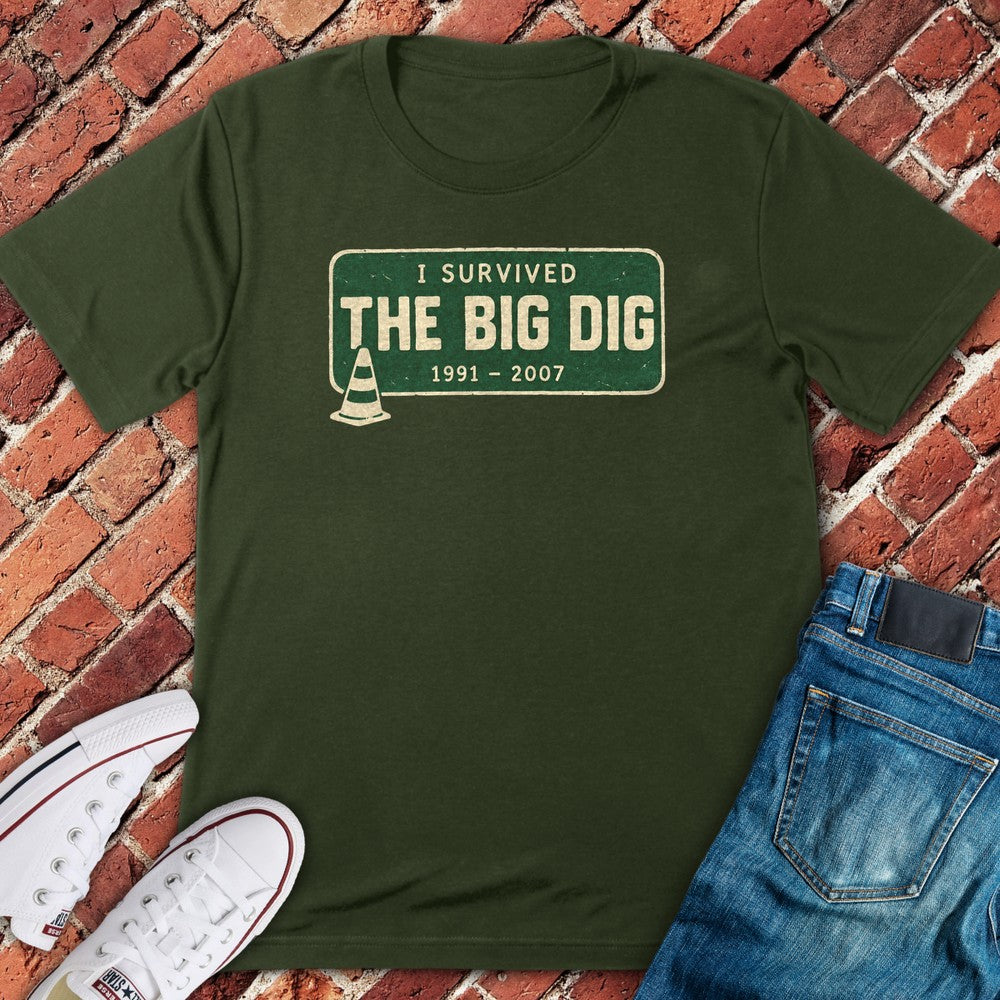 Dig Survivor T-Shirt - Military Green