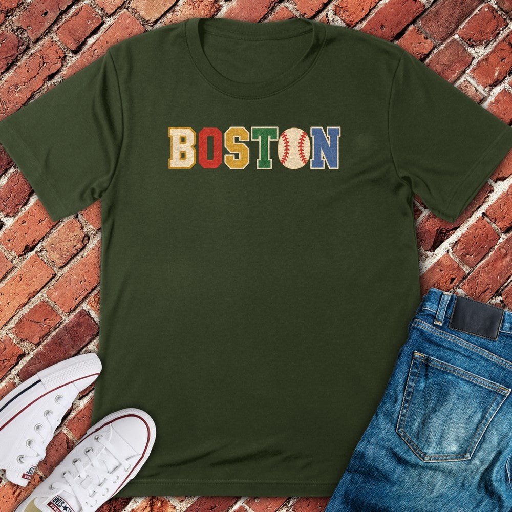 Boston Lineup T-Shirt - Military Green