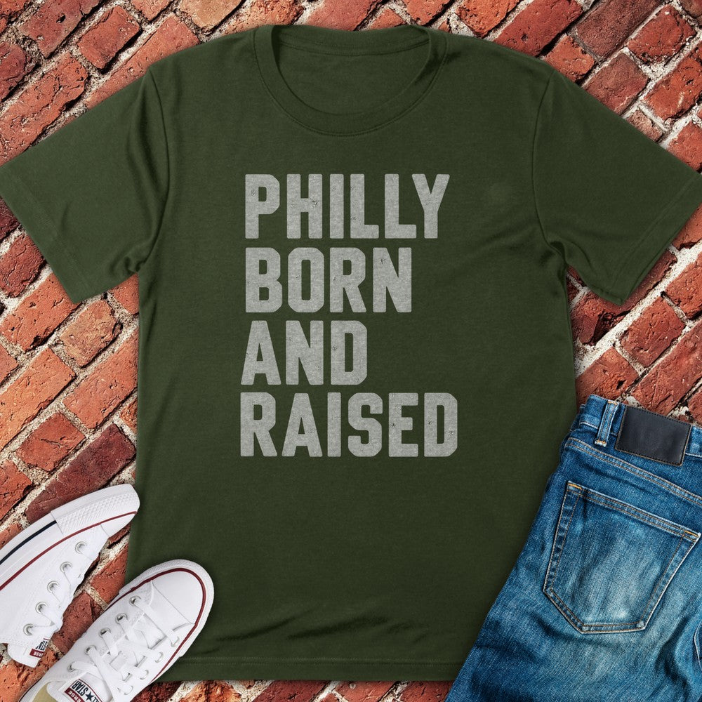 Philly Born T-Shirt - Military Green